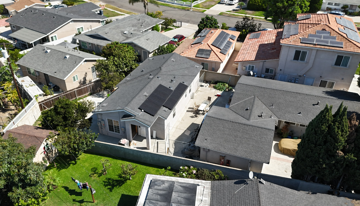 Completed ADU — Aerial View