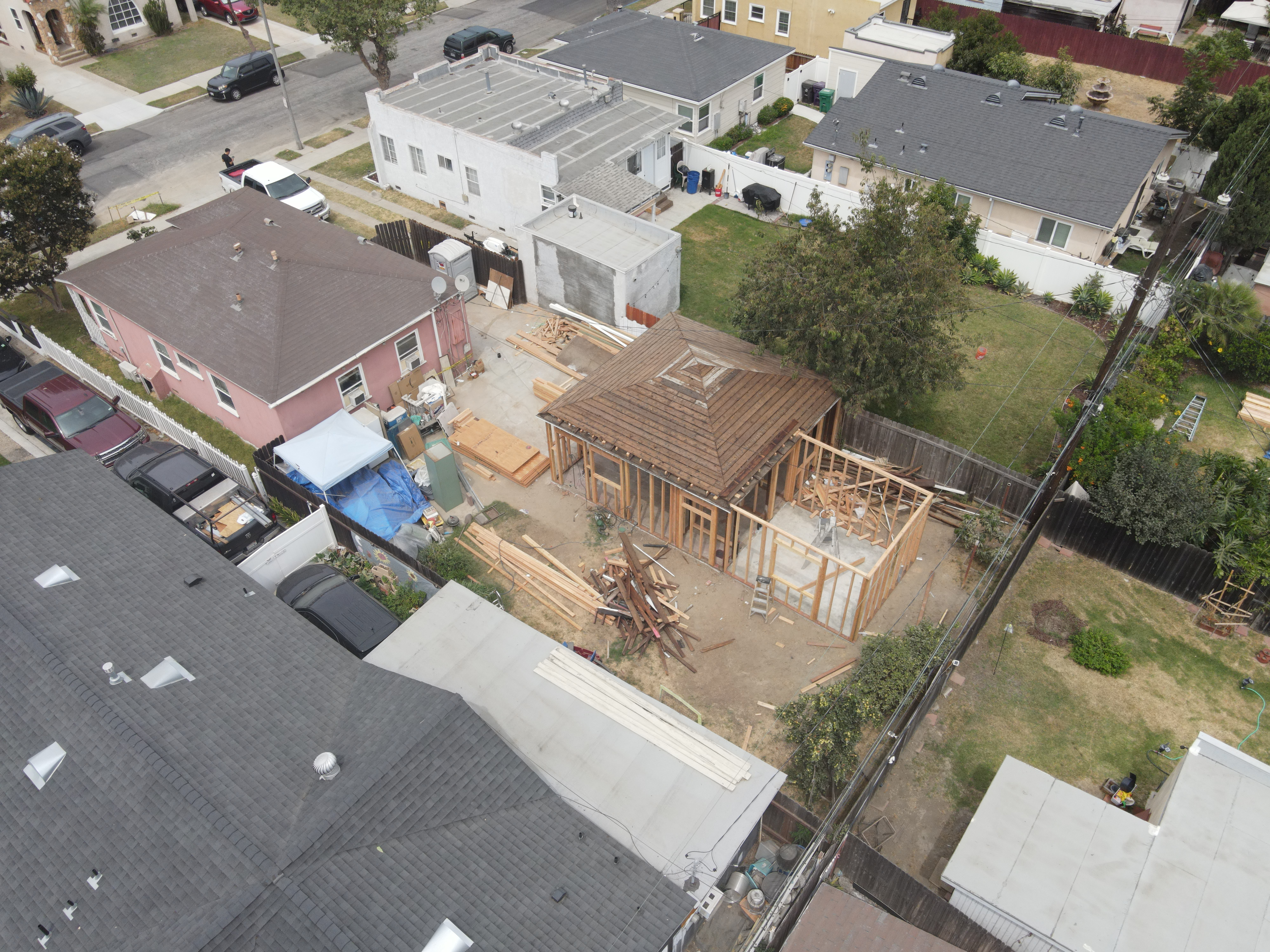 ADU Framing — Aerial