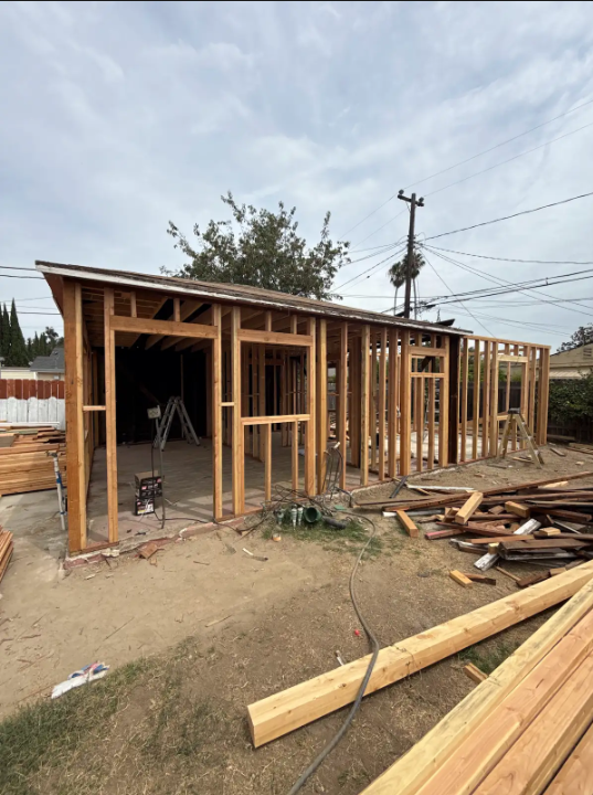ADU Framing — Ground Level
